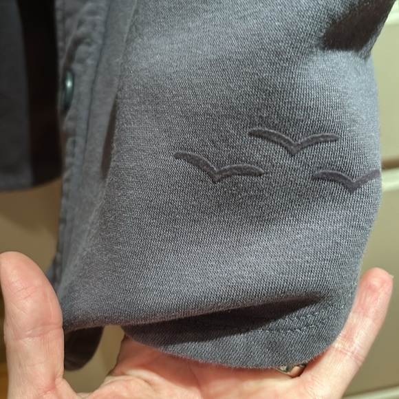 Lazy pants grey women’s button up shacket small - Picture 4 of 8